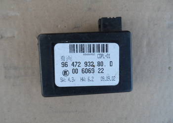 Sensor deszczu Peugeot 206 207 Citroen C2 C3 9647293280
