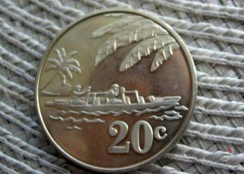 Tokelau 20 Cent 2012r - Ładna