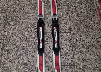 Narty biegowe MADSHUS 120 cm + wiązania NNN + łuska
