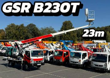 Nissan Cabstar Podnośnik Koszowy 23m GSR B230T Zwyżka Palfinger Ruthmann W…