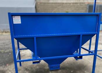 Kosz zasypowy, paczkarka, Bufor przyjęciowy do big bag 6m3 GWARANCJA