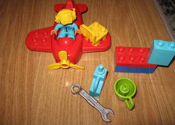 Lego, duplo- Samolot,warsztat, lotnisko 10908- komplet