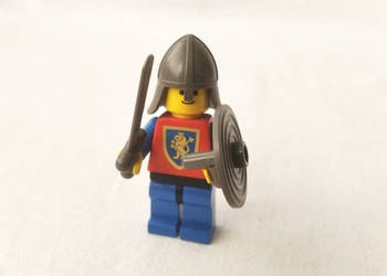 LEGO RYCERZ LWA, RYCERZE LWA LUDZIK LEGO LATA 80 UNIKAT