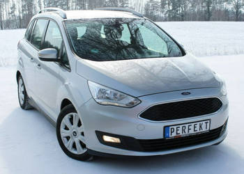 Ford Grand C-MAX 1.5 D 120 KM Automat NAVI Grzane FOTELE Tempomat MARTWE P…