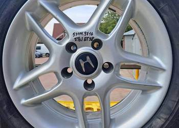 4 x Alu koła Honda Toyota 5 114,3 R 16 7,5j et38 opony 225 60 R16 Hankook