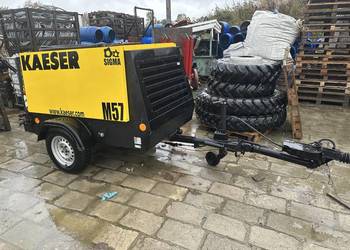 Zestaw do piaskowania kompresor śrubowy piaskarka 200L