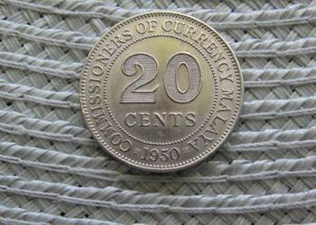 Malaje 20 Cent 1950r