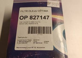 FILTR OLEJU Fiat Ducato 2.3 2.8 JTD 2.8 TD Iveco Daily III 2.8 D _ OP8271