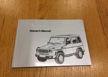 Mercedes G320 G350 Turbodiesel instrukcja obsługi angielski