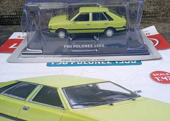 POLONEZ 1500 Legendy FSO Deagostini model 1/43 Kultowe auta PRL kolekcja