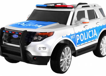 Samochód na akumulator SUV Policja auto dla dzieci 12V pilot