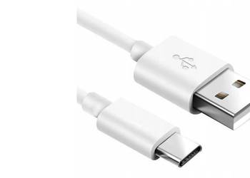 Type-C 1M Kabel USB do ładowania telefonu Biały