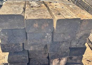 Belki drewniane podkłady kolejowe