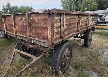 Przyczepa rolnicza Autosan Sanok sztywna D-44 3,5t Złoczew transport
