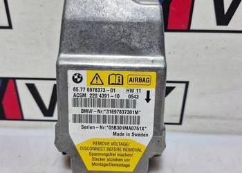 BMW E60 E61 MODUŁ STEROWNIK PODUSZEK POWIETRZNYCH AIRBAG 6978373
