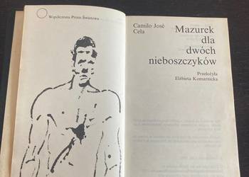 Camilo Jose Cela - Mazurek dla dwóch nieboszczyków (wydanie 1990 r.)