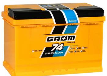 Akumulator Grom Racing 74Ah 720A