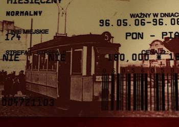 Bilet miesięczny, rocznicowy - Kraków 1996.