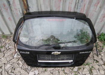 Klapa tylna bez szyby Chevrolet Aveo t200 Daewoo Kalos hatchback czarna