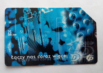 Karta telefoniczna ,,Łączy nas coraz więcej", 25 impulsów
