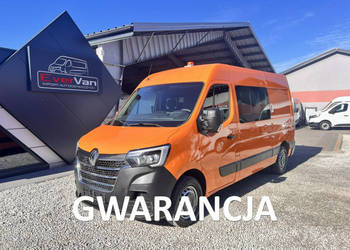 Renault Master L2H2 średniak 7-osobowy lift brygadówka doka 50tys.km pełna…