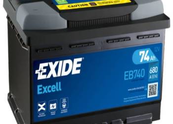 Akumulator 74Ah 680A EN Exide Excell