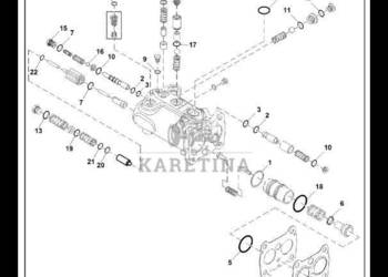 RE157111 John Deere 8345R - Zestaw hamulca
