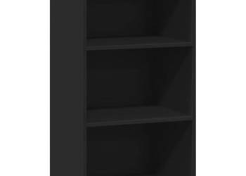 Szafka czarna 50x41x93 cm materiał drewnopochodny WM-846363