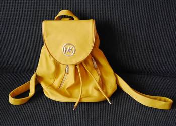 Michael Kors śliczny musztardowy plecak nowy