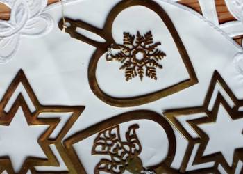 Mosiężne ozdoby świąteczne na Boże Narodzenie