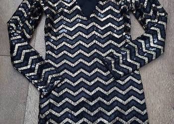 Sukienka cekinowa XS/S H&M nowa