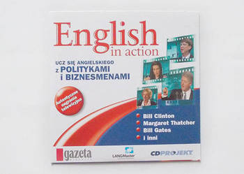 płyta cd English in action, kurs nauki angielskiego na cd