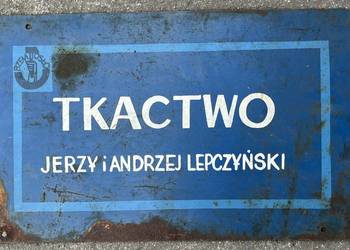 Tablica Rzemiosło  Tkactwo