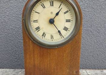206 Stary zegar stołowy budzik Junghans 1920r balansowy do renowacji