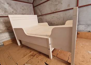 Łóżko rozkładane rośnie z dzieckiem od 130 do 200 cm SUNDVIK Ikea.Materac!