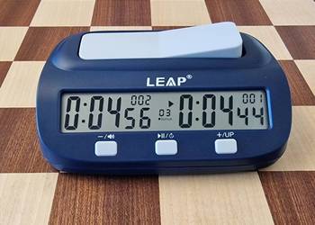 ACH! Kompaktowy ZEGAR szachowy LEAP PQ9923