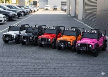 BAWIBUS.PL Autko auto samochód na akumulator LAND ROVER DEFENDER jeep 4x4
