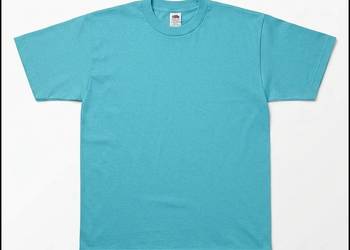 T-shirt męski koszulka XL Wzrost 182cm bawełna turkusowy Okazja -30%