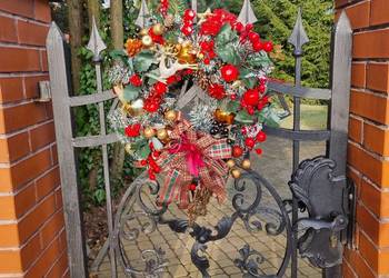 Stroik Bożonarodzeniowy własnoręcznie robiony 50 cm