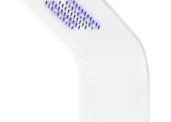 vidaXL Panel prysznicowy, aluminiowy, biały, 20x44x130 cm(SKU:142995)