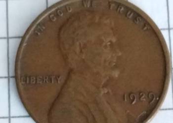 Moneta 1 cent usa Lincoln rok 1929