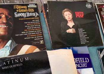 Jazz winyle Oldfield Sammy Davis Cotton club Piaf