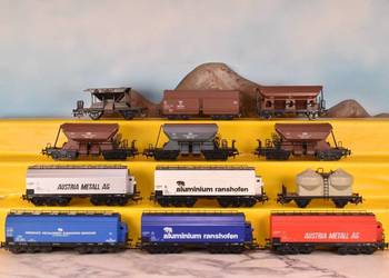 LILIPUT wagon szutrówka towarowy specjalny 6-osi 1:87 H0 PKP
