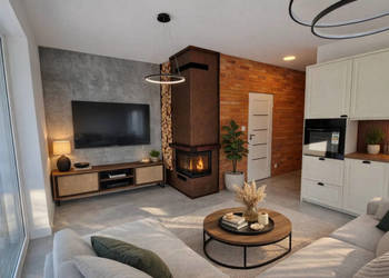 Dom szeregowy ul. Wiosenna, 90 m², 5 pokoi, 2 łazienki, ogródek, EV