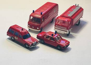 Kolekcjonerski zestaw aut "straż pożarna "