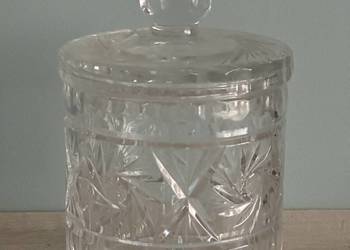 Bomboniera duża kryształ z lat 50-tych Bomboniera duża kryształ z lat 50-tych