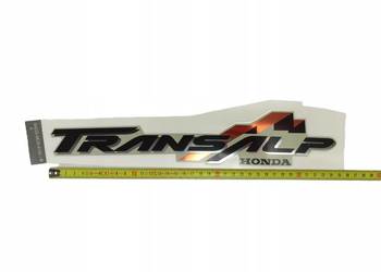 NAKLEJKA "TRANSALP" PR BOCZEK HONDA XL650V TRANSALP 2000 ORYG 64225MCB610ZA NAKLEJKA "TRANSALP" PR BOCZEK HONDA XL650V TRANSALP 2000 ORYG 64225MCB610ZA