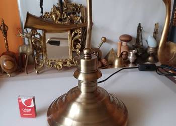 Lampa stołowa, bankierka.