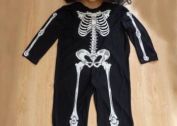 Duży Kostium Kościotrup + Peruka. Made in USA.