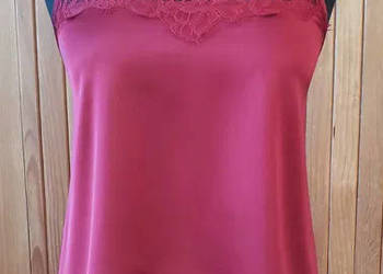 Za pół ceny! | Koszulka na ramiączkach z koronką | Koszulka nocna | Etam |